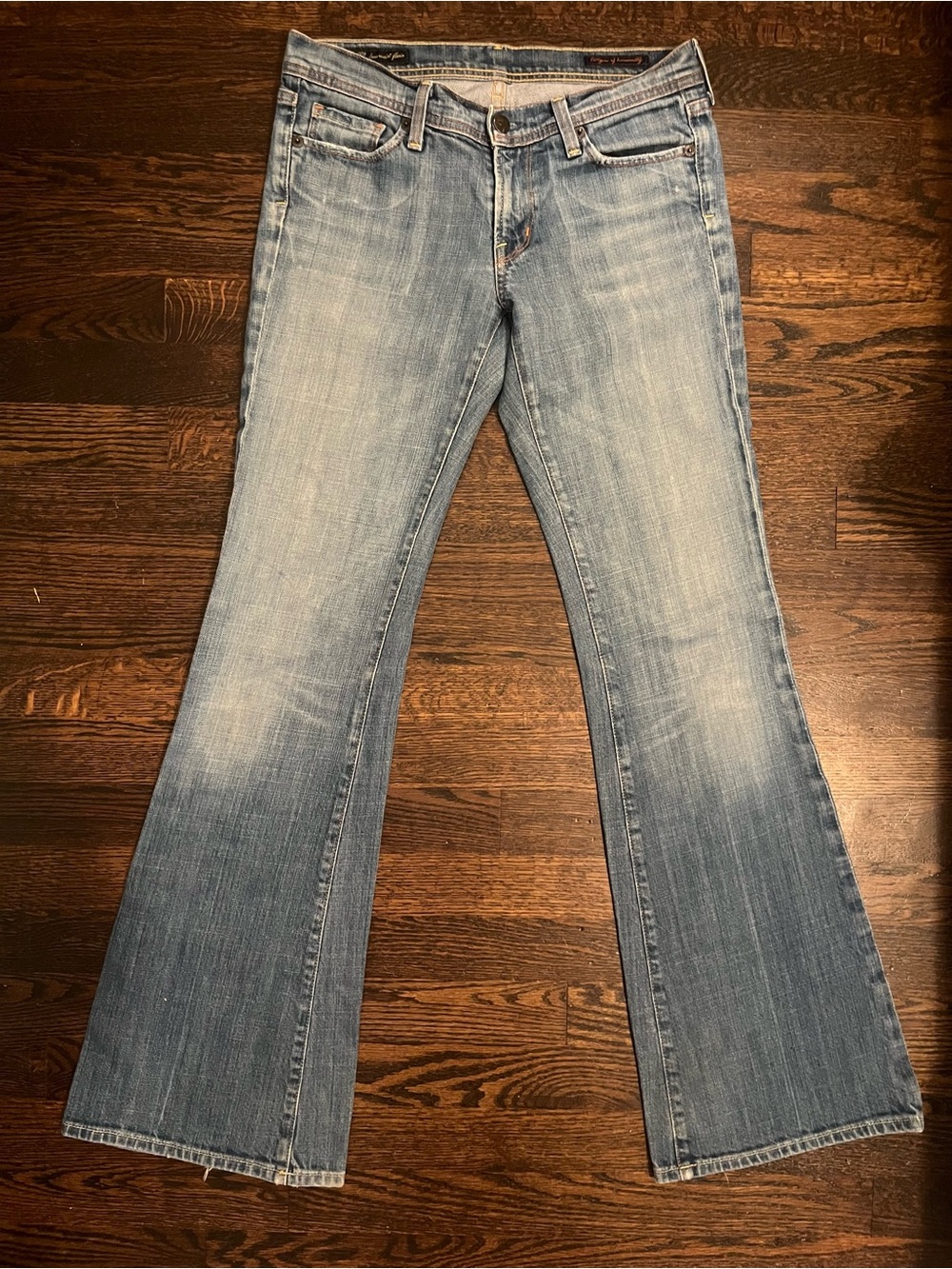 Y2K Citizens of Humanity Ingrid Women’s Low Rise Flare Jeans Light Wash Size 27